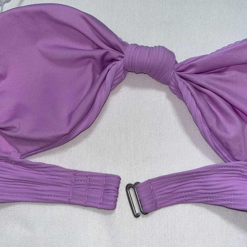 BILLABONG Tanlines Lulu Bandeau Bikini Top Sz M